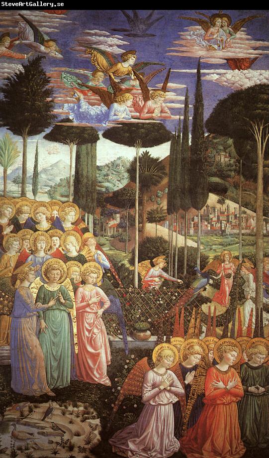 Benozzo Gozzoli Angels Worshipping   22